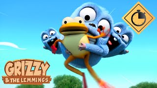🌍 Compilation Top Animaux du monde 🐻🐹 Grizzy & les Lemmings / 15 min Cartoon