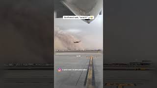 Dramatic Dashing Departure Southwest Boeing 737 Takeoff During Phoenix Sandstorm