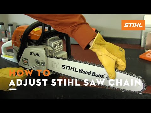 How To Adjust Your STIHL Saw Chain