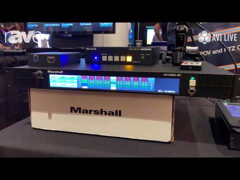 AVI LIVE: Marshall Electronics Showcases AR-DM61-BT Multi-Channel Digital Audio Monitor