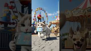 Funny Cat Vs. Dog Chase Ai Pet Mayhem