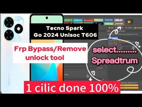 Tecno Spark Go 2024 Unisoc T606||frp bypass/remove Tecno Spark Go 2024 Unisoc T606||frp bypass/remove