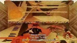 Watch Stevie Wonder Too Shy To Say video