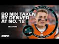 Bo Nix drafted by the Broncos at No. 12 | Pat McAfee Draft Spectacular