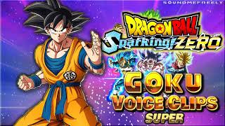 All Goku Voice Clips Super Dragon Ball Sparking Zero Voice Lines Sean Schemmel English