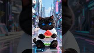 Cute Cat Dont Like Vegetables