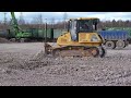 Leica PowerGrade 3D with SP Technology installed on a Komatsu D-51 Dozer (Estonia 2011)