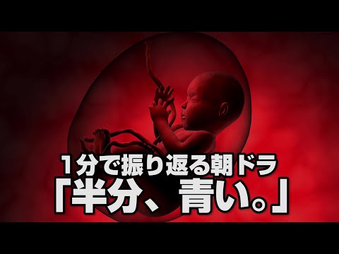 1分で振り返る朝ドラ『半分、青い。』 - YouTube (10月01日 17:18 / 14 users)