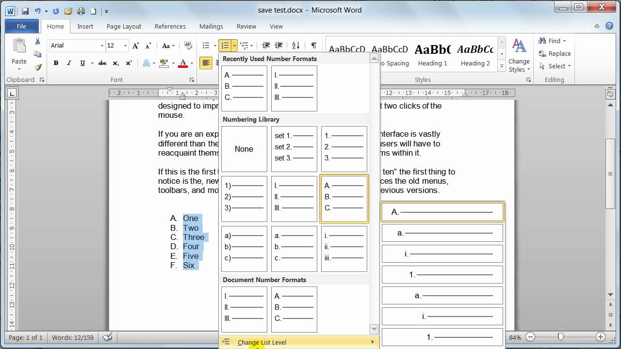 microsoft word 2010 formatting issues