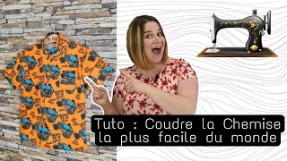 Tuto Couture Coudre La Chemise La Plus Facile Du Monde By Popo X Tissus Price