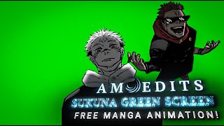 Sukuna Green Screen Free Manga Animation