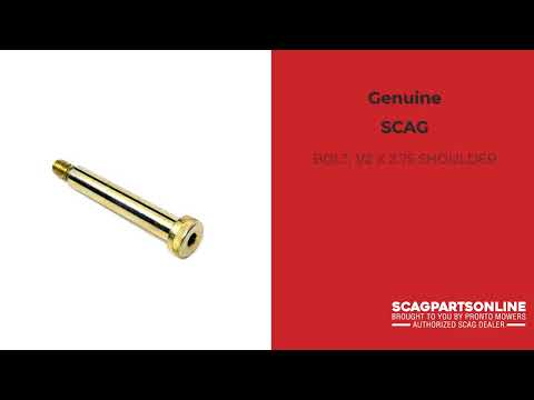 04009-10 Scag - BOLT, 1/2 X 2.75 SHOULDER 04009-10 Scag - BOLT, 1/2 X 2.75 SHOULDER
