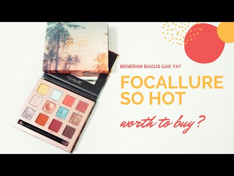REVIEW FOCALLURE SO HOT EYESHADOW PALETTE - YouTube