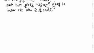 3pxq=px2r linear relationship?