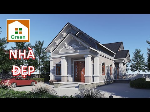 NHÀ ĐẸP Mẫu Nhà Vườn Mái Thái Đẹp 2 Mặt Tiền 3 Phòng Ngủ Tại Hưng Yên