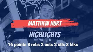 Matthew Hurt Highlights For Team Usa U18 Americas