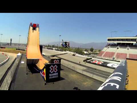 GoPro Course Preview Skateboard Big Air X Games LA 2013