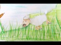 Cartone lupo e agnello