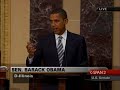 Obama on Senate Floor