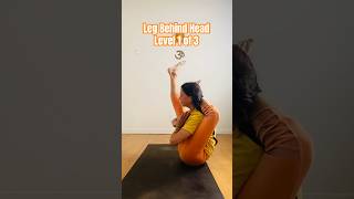 Can You Do This? Leg Behind Head Yoga Challenge Level 1 Of 3 Flexibility Test