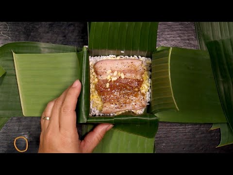 Cách Gói Bánh Chưng Bằng Lá Chuối Dùng Khuôn Giấy Tự Chế
