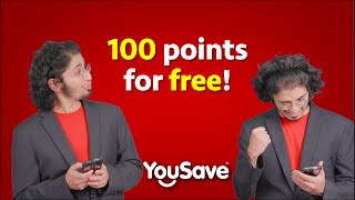 Get 100 Points for Free l YouSave