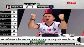 Bjk Tv Spikerleri Tosicin Ünde Çıldırdı & Beşiktaş 1 - 1 Başakşehir Maçında Bjk Tv