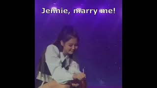 Jennie asking for ring , after getting a marriage proposal 😭❤️  #k-unicorn # bla