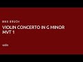 Max Bruch - Violin Concerto in G Minor Op.26, mvt1 (piano accompaniment)