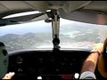 Going around runway 10 at St-Barth (PCR Piper Cockpit Recording)