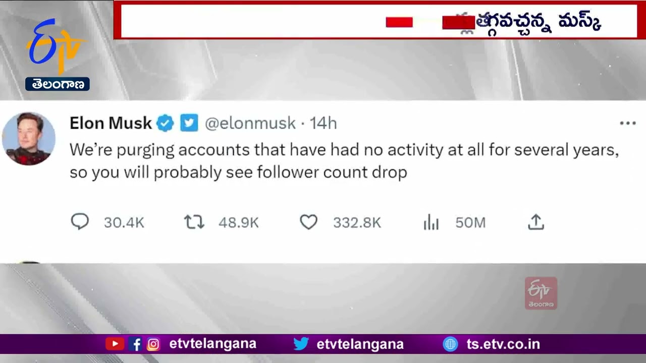 Elon Musk Announces Twitter to Remove Accounts With Elon Musk Announces Twitter to Remove Accounts With