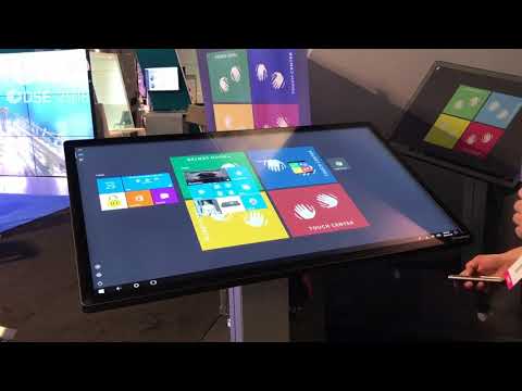 DSE 2018: Multi Touch Digital Explains Inspiration Workstation With Collaborative PCAP 55″ Display
