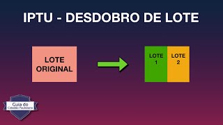 Desdobro De Lote. Como Solicitar