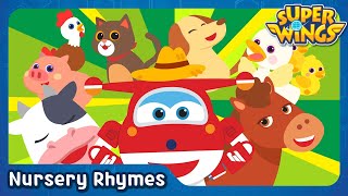 Old Macdonald Had A Farm English Song Nursery Rhymes Superwings Songs For Children