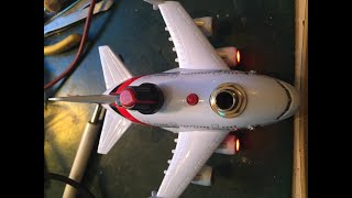 Circuit Bent Toy Emerates Aeroplane By Psychiceyeclix