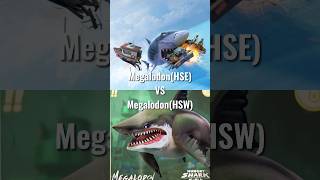 Megalodon Hungry Shark World Vs Hungry Shark Evolution