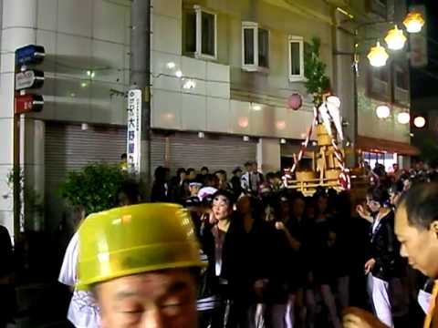 '09 Yu-kake Matsuri2 ／ 湯河原湯かけまつり2〜温泉街パレード1：芸妓神輿