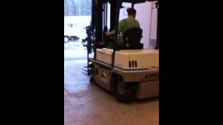 strange forklift airtrax