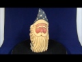 Greg Macdonald Blue Hat Santa Bust GM5620