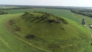 Aerial Tour Of The Peine Mound