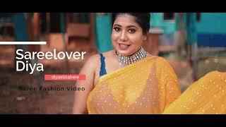 Beautiful Diya | Yellow Colour Saree  | NAARI |  HD | 2022