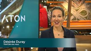 IAA CV 2018: 23.09. - TRATON Daily Morning Update – from the TRATON booth in hall 12