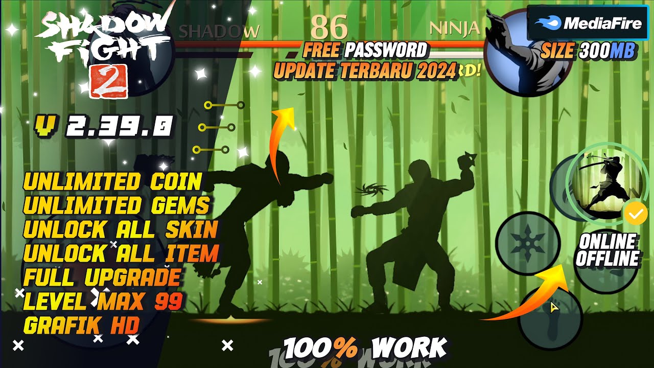 Shadow Fight 2 MOD APK v2.39.0 Terbaru 2024 Unlimited Shadow Fight 2 MOD APK v2.39.0 Terbaru 2024 Unlimited