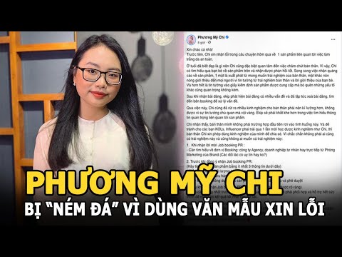 Phương Mỹ Chi bị “ném đá’ vì dùng văn mẫu xin lỗi khi quảng cáo kẹo ngậm trắng da