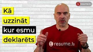 Kā uzzināt, kur esat deklarēts