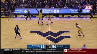 West Virginia vs. Buffalo Men's Basketball Highlights