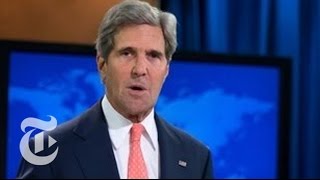 Syria War 2013 John Kerrys Statement The New York Times