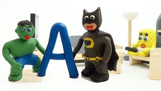 Baby Superhero Learn Abc Episodes Play Doh Cartoon Animation