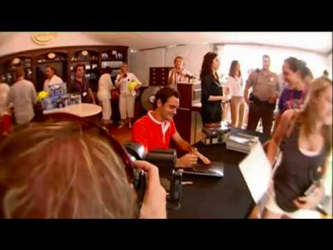 フェデラー Autograph Signing - ソニーエリクソン Open - Miami 2010