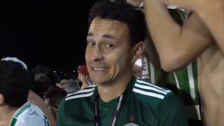 Hincha de Palmeiras y de Cruzeiro se sorprenden por como se mueve la bombonera